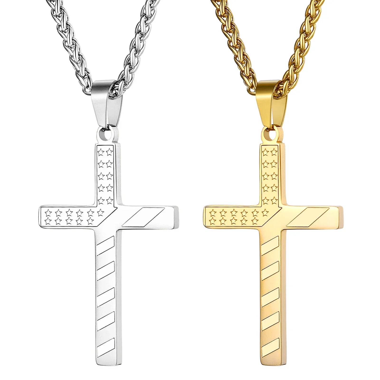 “The Warrior’s Strength” — Philippians 4:13 Flag Cross - ByBeBlessed