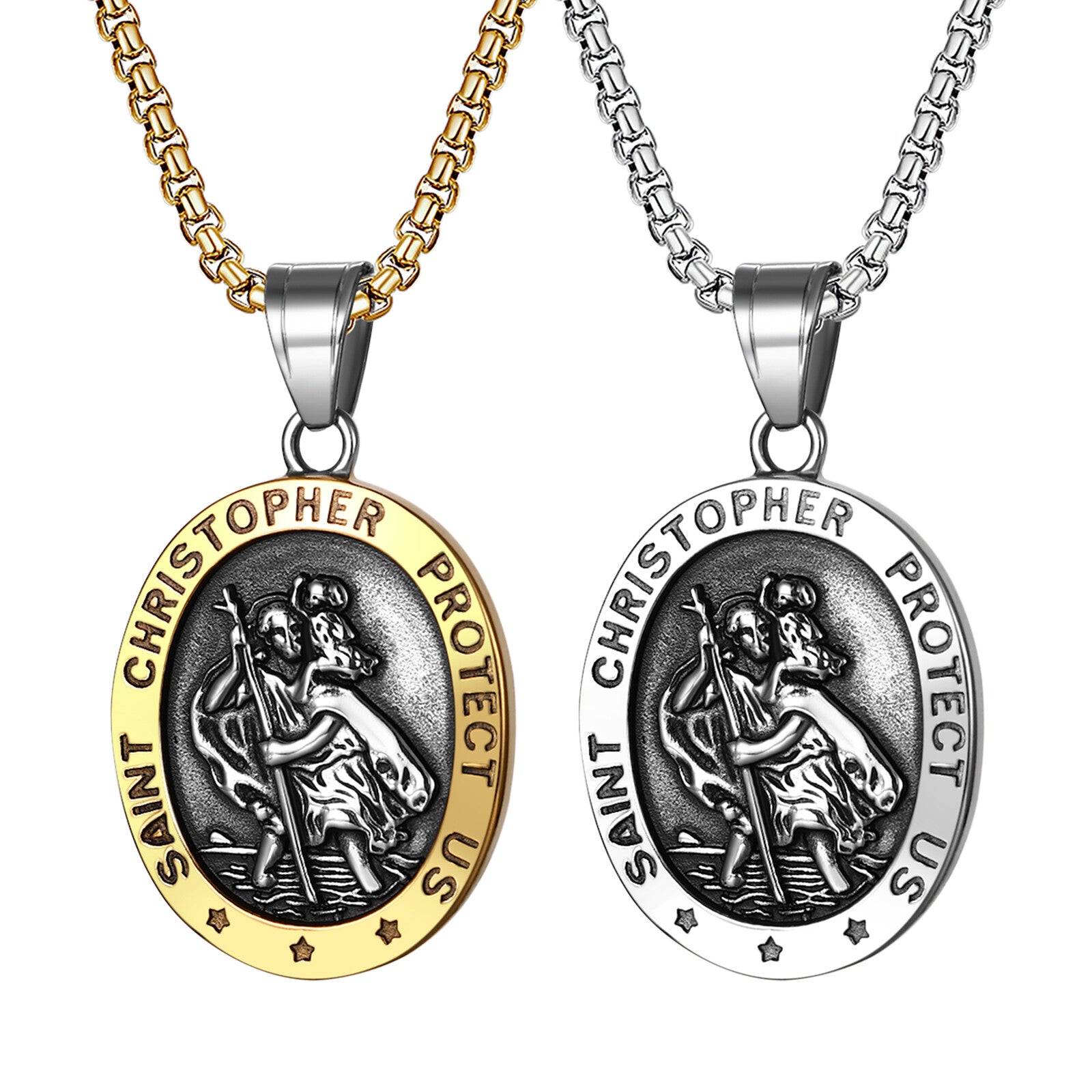 “The Voyager’s Saint” — St Christopher Protector Medal - ByBeBlessed